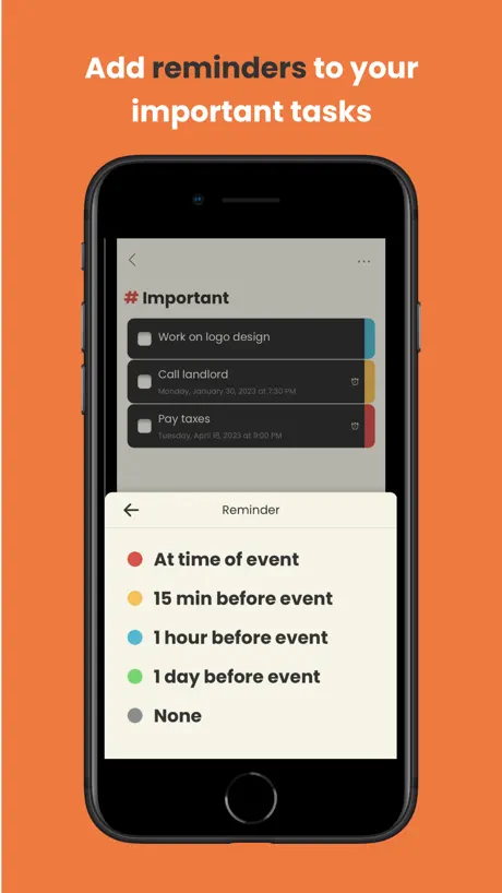 Sleek — Reminders
