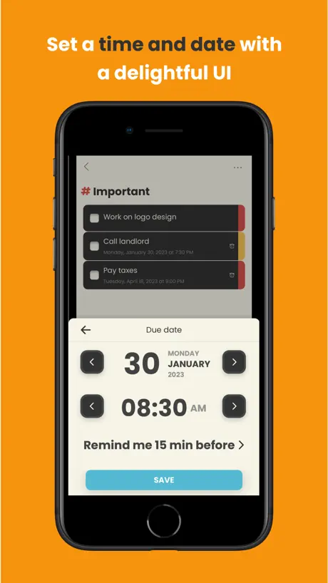 Sleek — Due dates